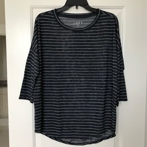 Loft 3/4 sleeves top NWT